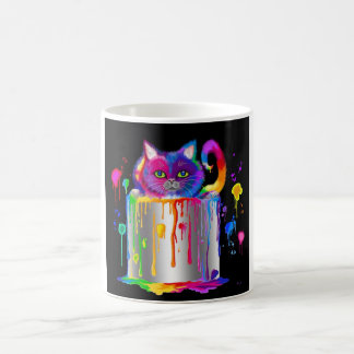 Colourful Cat Coffee Mug