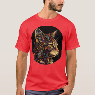 Colourful Cat Kitty Lover Be Happy Everyday T-Shirt