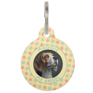 Colourful Cat Lover Present Christmas Pet Tag