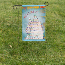 Colourful Cat Outline