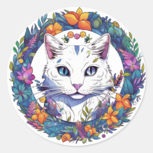 Colourful Cat Stickers