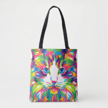 Colourful Cats Art Aesthetic Cat Pictures Cat Art