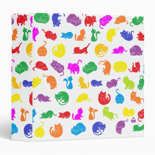 Colourful Cats by Blackburn Ink Binder (Front/Spine)