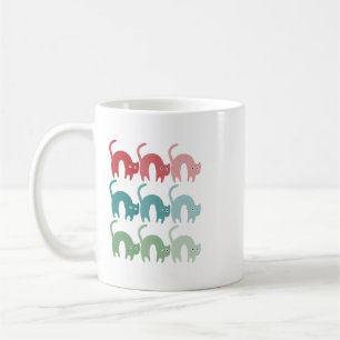 Colourful Cats Coffee Mug Fixed Design