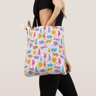 Colourful Cats Cute Tote Bag
