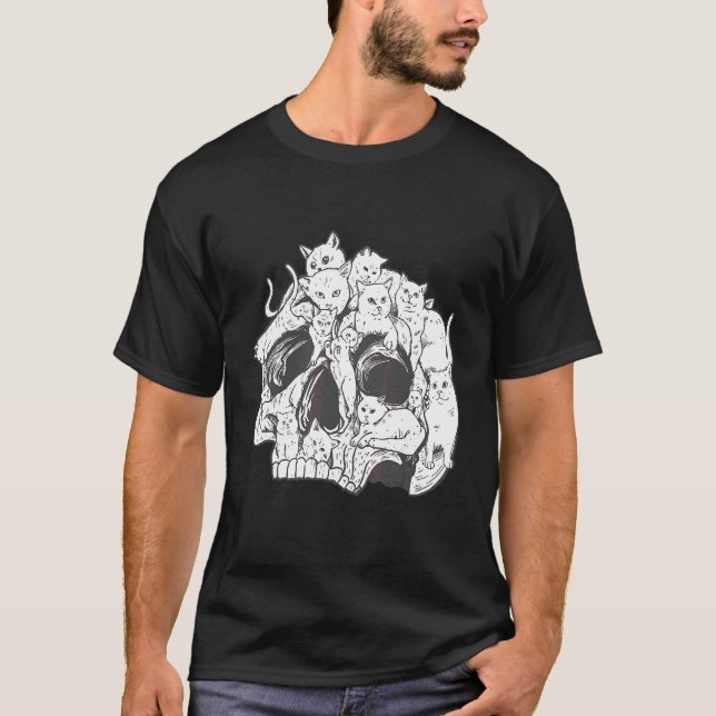 Colourful cats of imagination T-Shirt (Front)