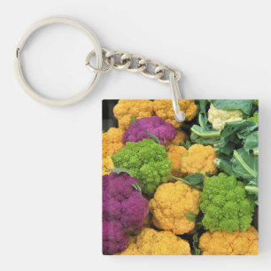 Colourful Cauliflower, Autumn Decor Keychain
