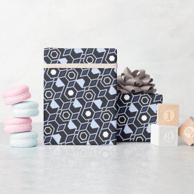 Colourful Celebration Luxurious Love Holiday Wrapping Paper (Baby Shower)