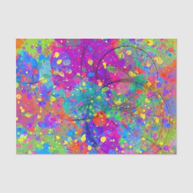 Colourful Celebration Tissue Paper (Front)