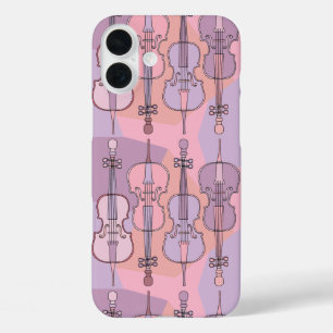 Colourful Cello Pattern  iPhone 16 Plus Case