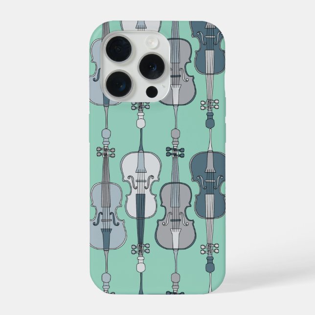 Colourful Cello Pattern  iPhone Case (Back)