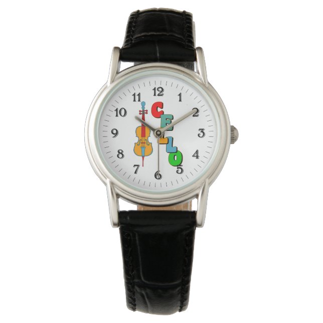 Colourful Cello Watch (Front)