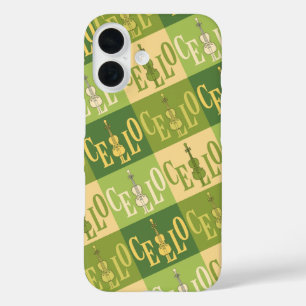 Colourful Cellos Pattern iPhone 16 Case