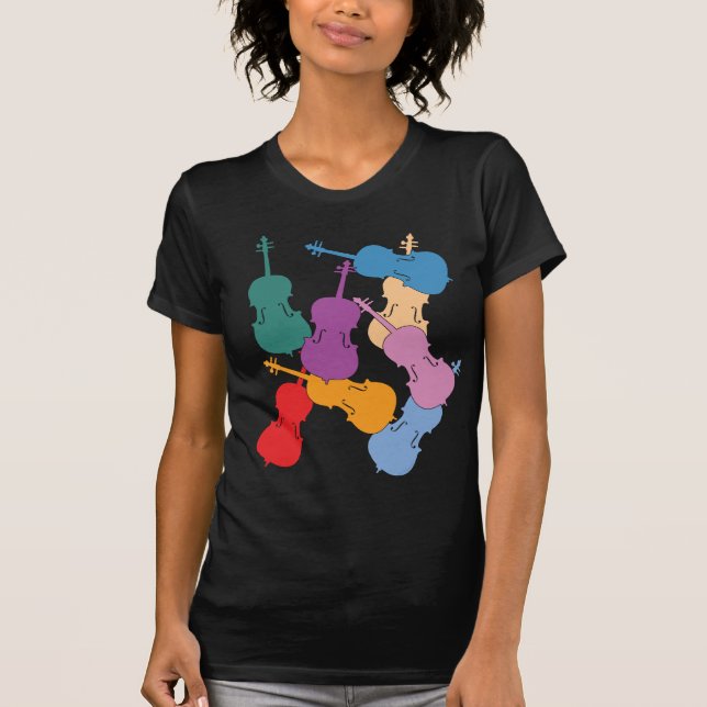 Colourful Cellos T-Shirt (Front)