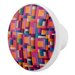 Colourful Ceramic Door Knob Pull