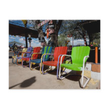 Colourful Chairs On Route 66