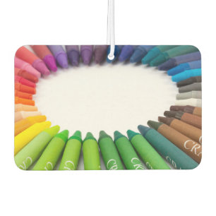 Colourful chalk crayons air freshener