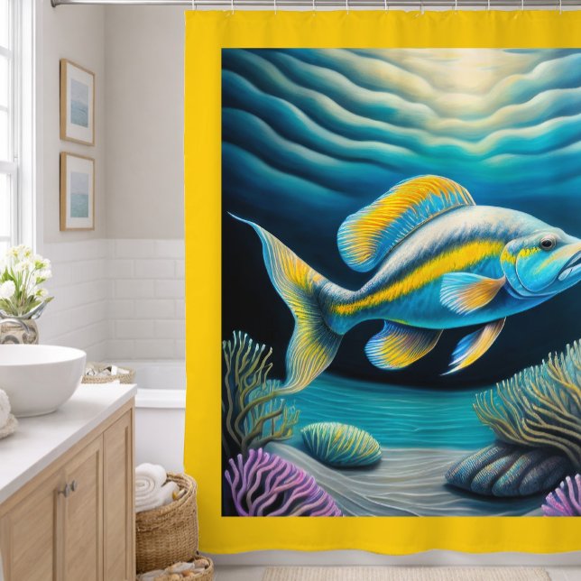 Colourful Chalk Drawing Reef Fish (Creator Uploaded)