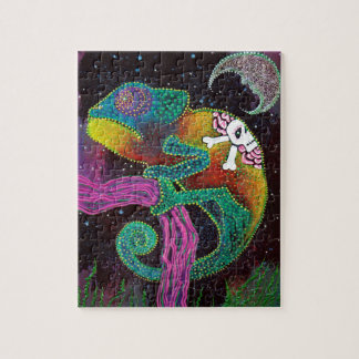 Colourful Chameleon Jigsaw Puzzle