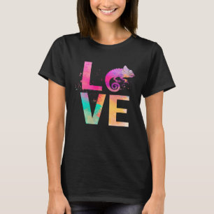 Colourful Chameleon Mom Chameleon T-Shirt