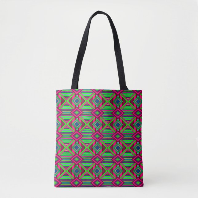 Colourful Chaos 15 Tote Bag (Front)