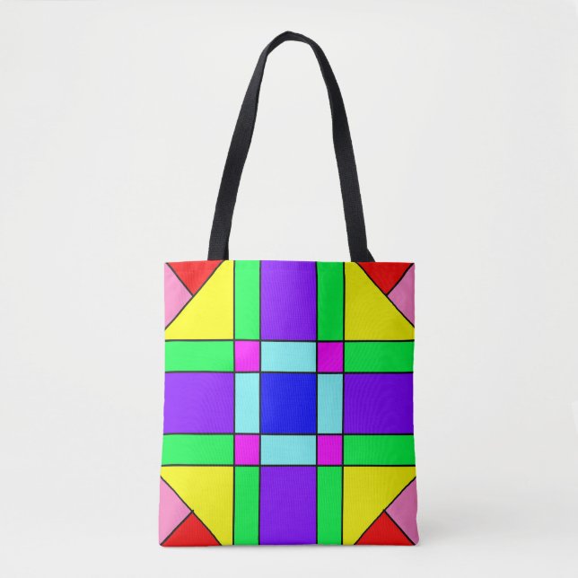 Colourful Chaos 16 Tote Bag (Front)