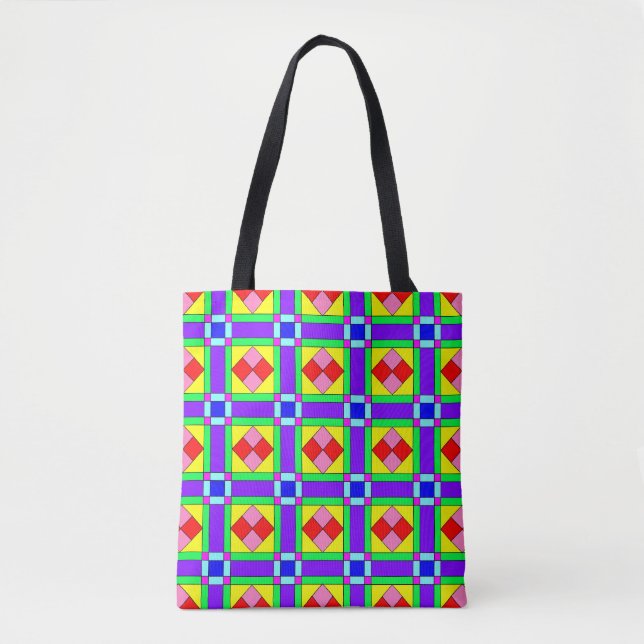 Colourful Chaos 16 Tote Bag (Front)
