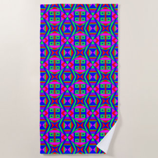 Colourful Chaos 42 Beach Towel