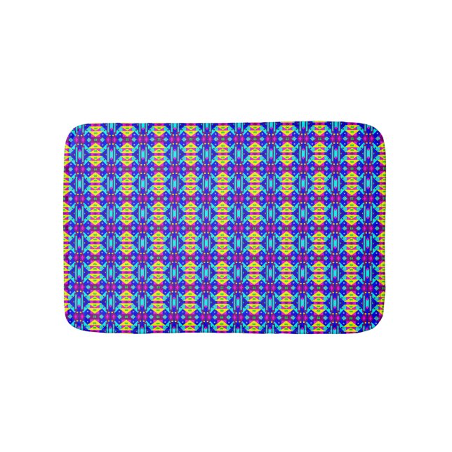 Colourful Chaos 47 Bath Mat (Front)