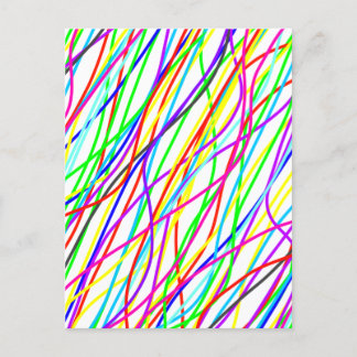 Colourful Chaos Postcard