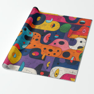 Colourful Chaos  Wrapping Paper