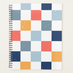 colourful Checkered 2024 Planner