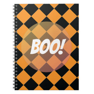 Colourful Checkers - All Hallows' Eve Notebook