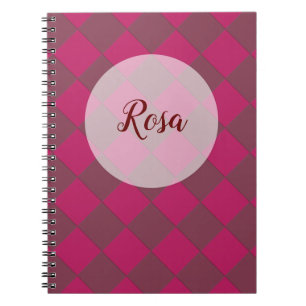 Colourful Checkers - Raspberry Notebook