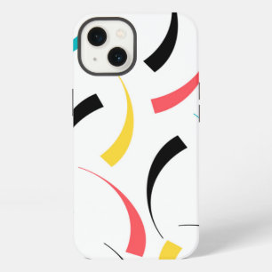 Colourful, cheerful, modern, trendy urban graphic iPhone 13 case