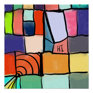 Colourful, Cheerful, Welcoming, Bright Poster