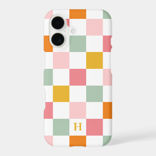 Colourful Chequerboard Monogram
