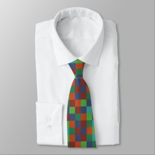 Colourful Chequerboard Tie