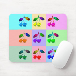 Colourful Cherries - Pop Art  Mouse Pad