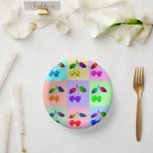 Colourful Cherries - Pop Art  