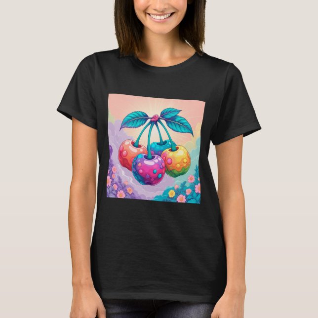 Colourful cherries T-Shirt (Front)