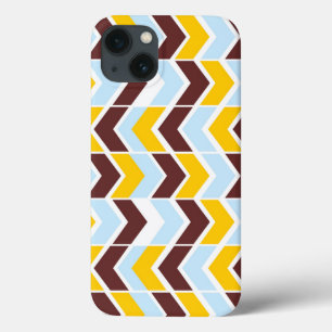 Colourful Chevron Stripes iPhone 13 Case