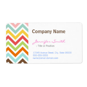Colourful Chevron Zigzag Stripes Pattern