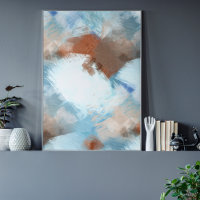 Colourful Chic Abstract Industrial Fusion Art
