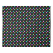 Colourful Chic Girly Polka Dots Pattern Duvet Cover (Back)