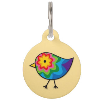 Colourful Chick Pet ID Tag