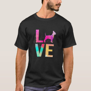 Colourful Chihuahua Dog Mom  Chihuahua T-Shirt