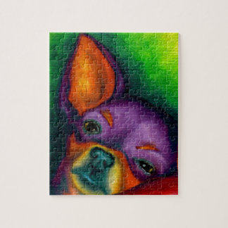 Colourful Chihuahua Jigsaw Puzzle