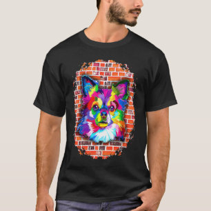 Colourful Chihuahua Pop Bricks Chihuahua Puppy T-Shirt