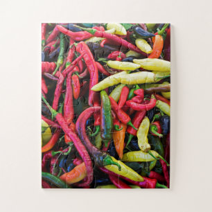 Colourful Chili Pepper Jigsaw Puzzle